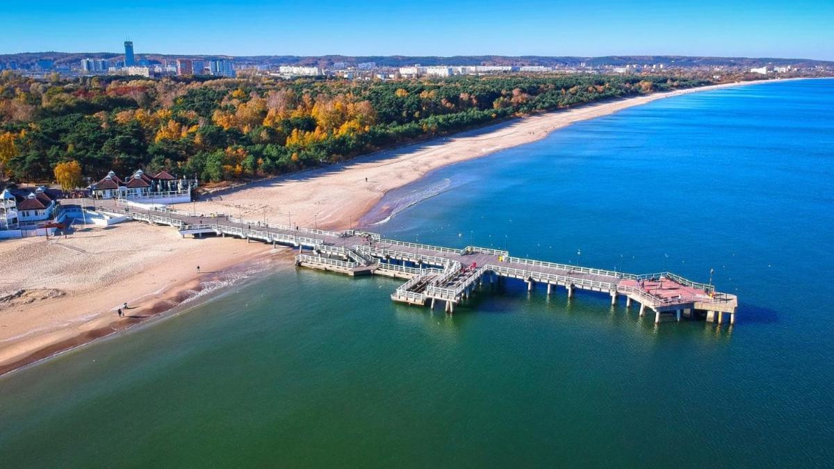 Wera - Klimatyczny Apartament 300 M Od Plazy Brzezno - Azw Гданьск Экстерьер фото